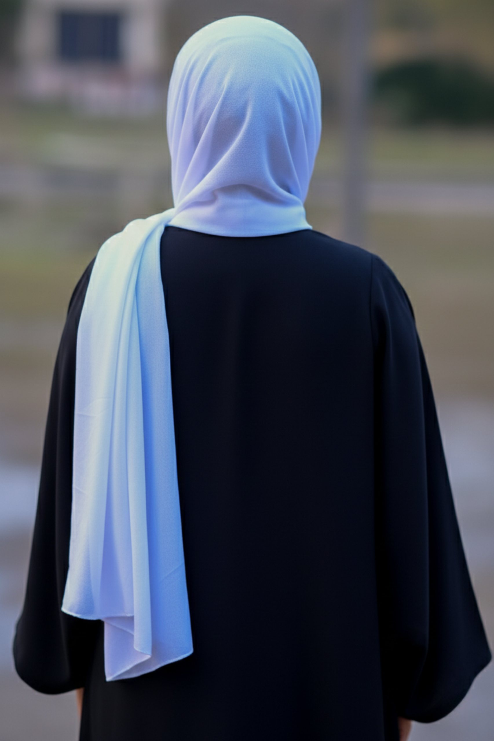 Luna Midnight Farasha Abaya with Tassel Detail