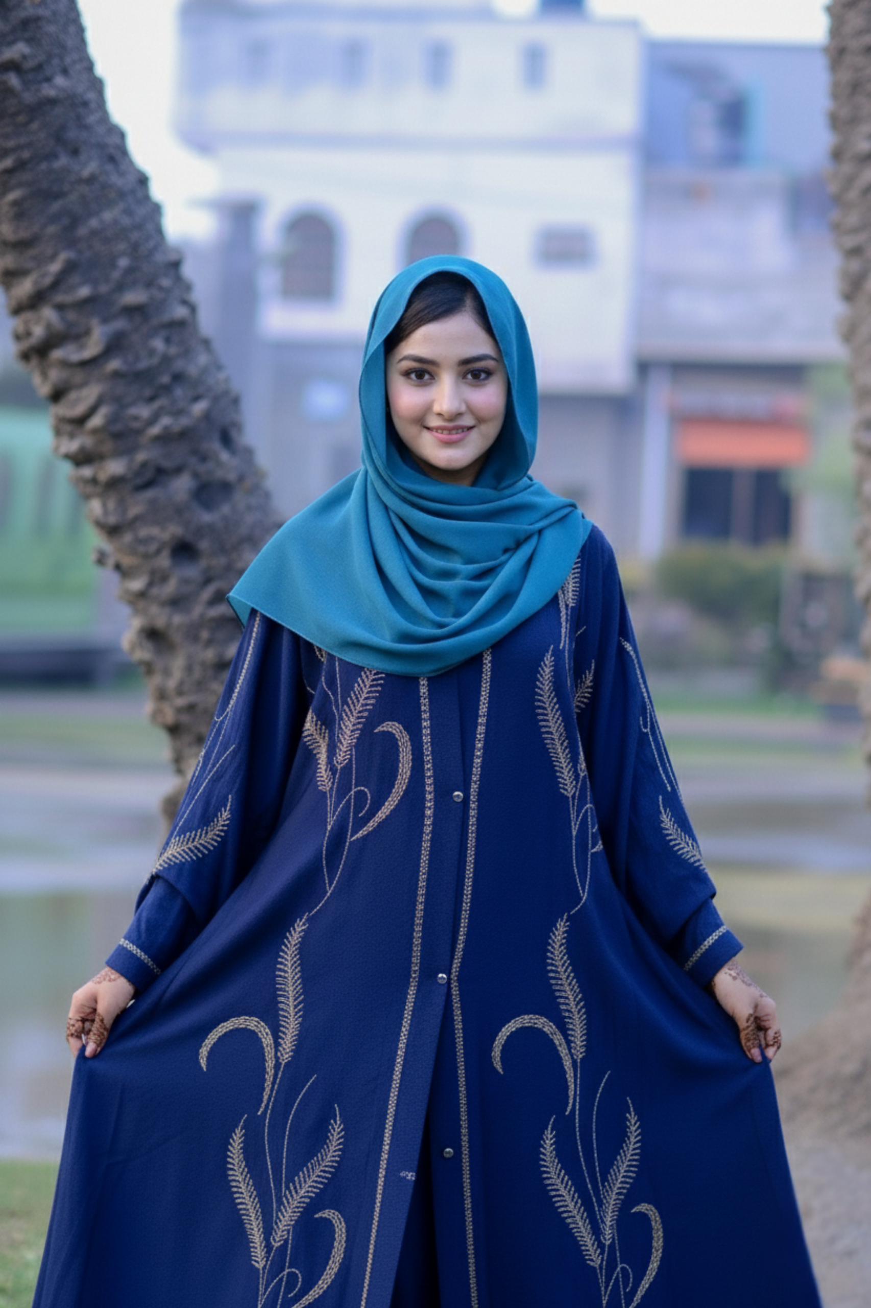 The Midnight Harvest Abaya