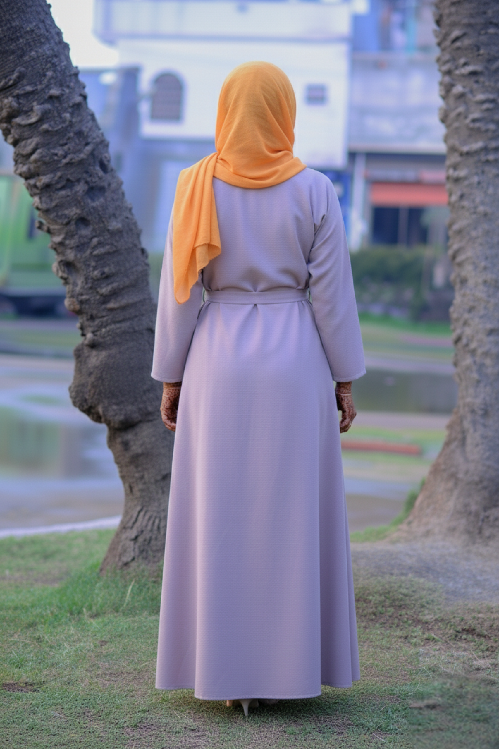 The Liana Belted Open Abaya