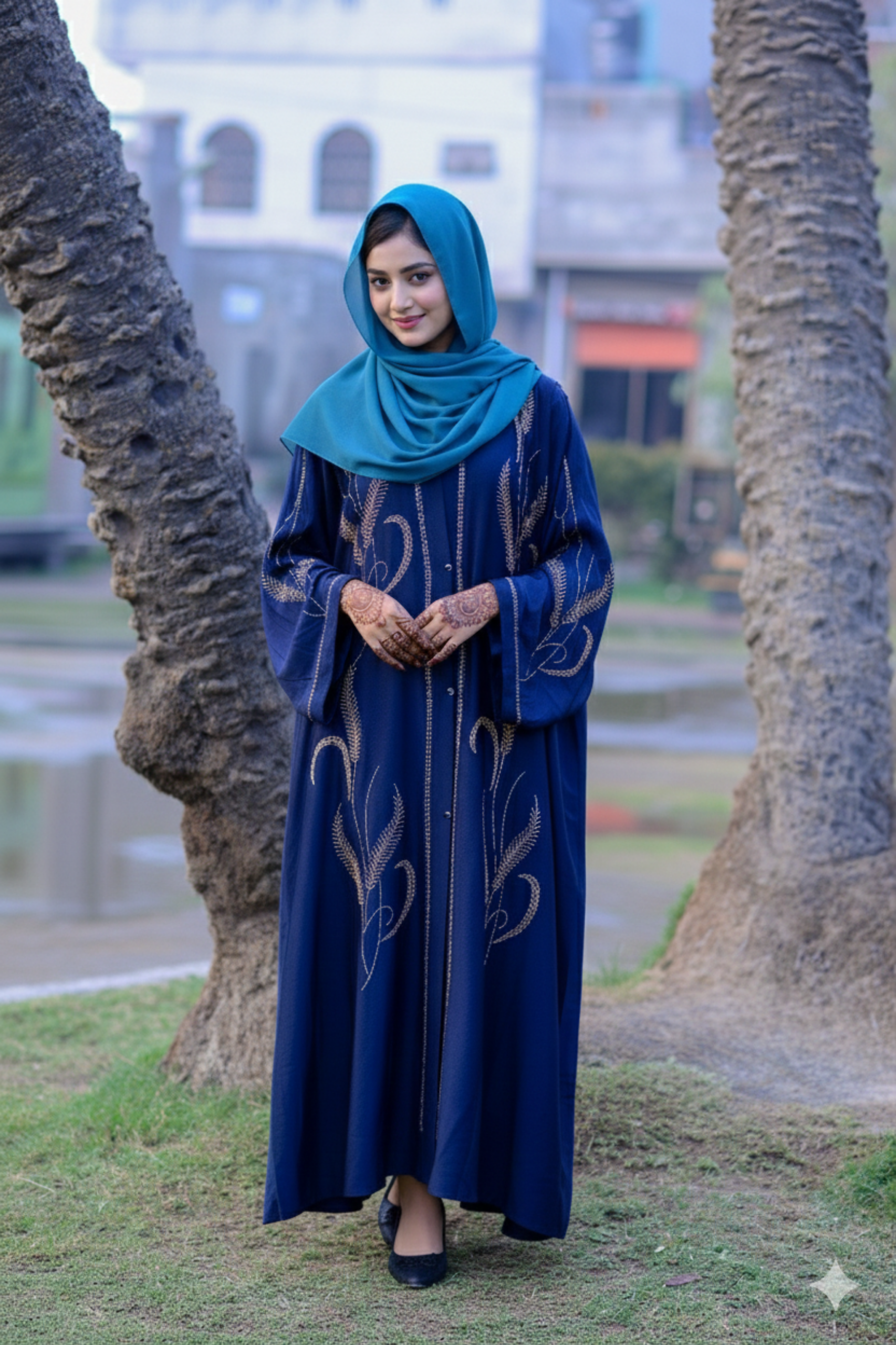 The Midnight Harvest Abaya