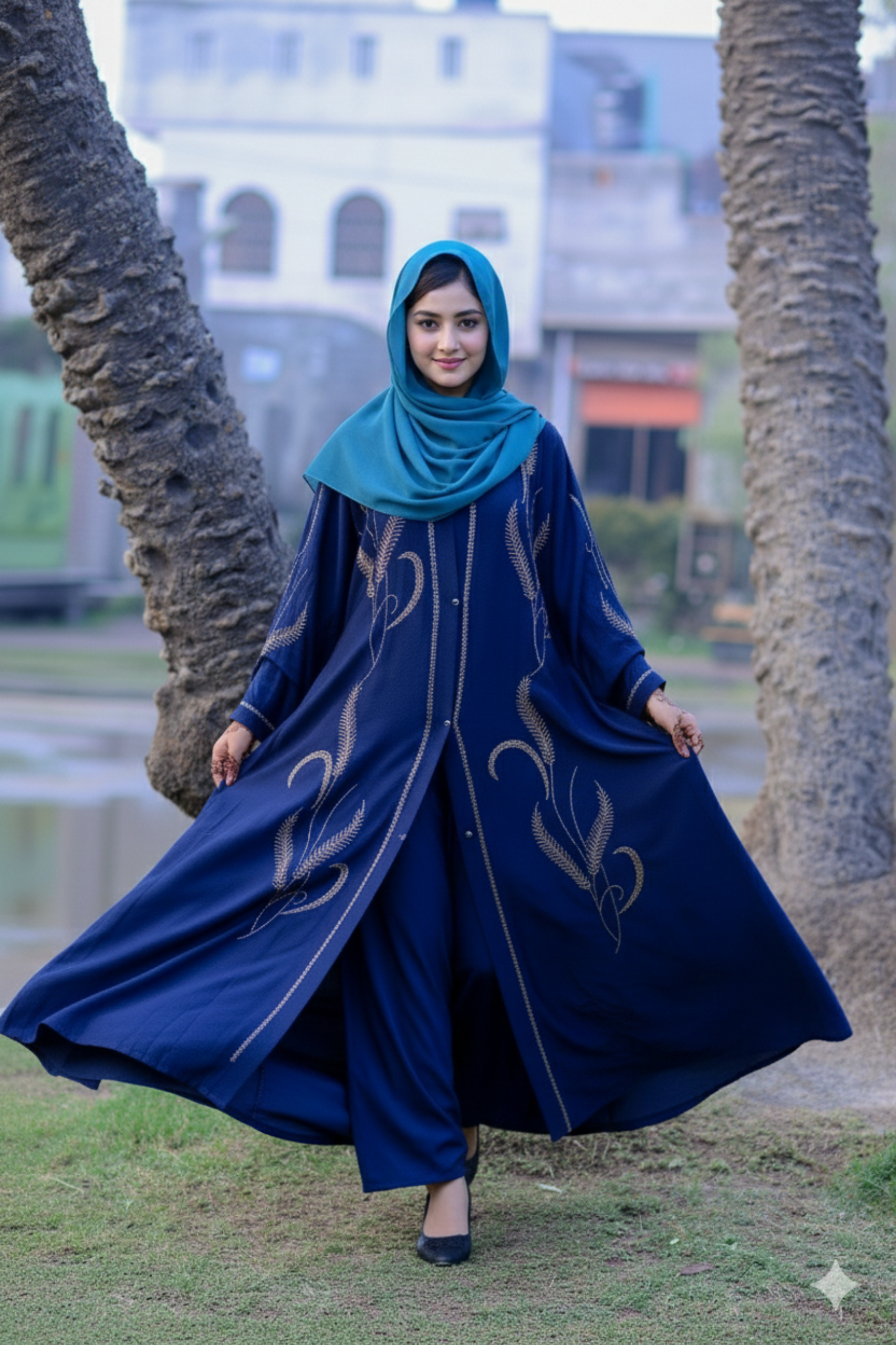 The Midnight Harvest Abaya
