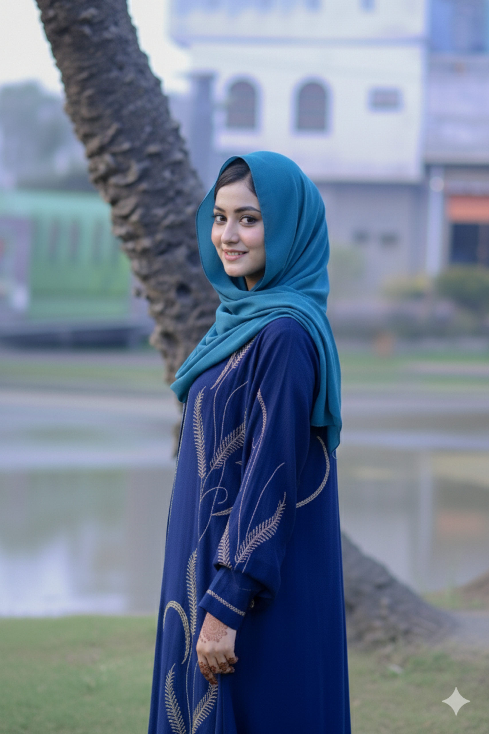 The Midnight Harvest Abaya